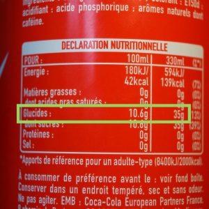 Valeurs nutri Coca 1