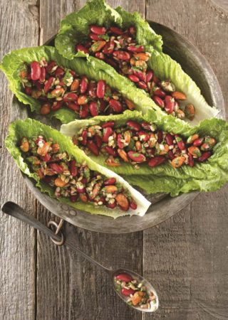 salade de haricots rouges aux amandes